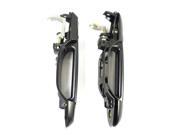 2Pcs Set Front Left Right Black Outside Exterior Door Handles For Toyota Sienna