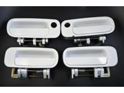 4Pcs White Outside Door Handles for Toyota Camry Front Left Rigt Rear Left Right