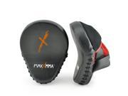MaxxMMA Pro. Punch Mitts Boxing Punching MMA Training Fitness Practice Black Red