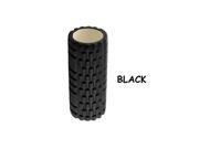 Yoga Pilates Tissue Point EVA Grid Foam Roller 13? x 5? Black