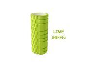 Yoga Pilates Tissue Point EVA Grid Foam Roller 13? x 5? Lime Green