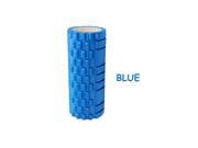 Yoga Pilates Tissue Point EVA Grid Foam Roller 13? x 5? Blue