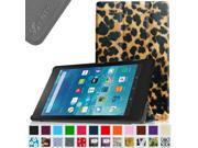 Fintie Amazon Fire HD 8 2015 Case - Lightweight Slim Shell Standing Cover with Auto Wake / Sleep, Leopard Brown Fintie Amazon Fire HD 8 2015 Case - Lightweight Slim Shell Standing Cover with Auto Wake / Sleep, Leopard Brown