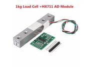 Silver White Aluminum Alloy High Precision Weighing Sensor Load Cell HX711 AD Moulde Durable Quality 80x13x13mm