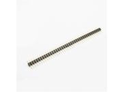 SuperiPB 1PCS Single Row 40Pin 2.54mm Round Male Pin Header gold plated machined