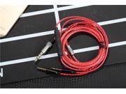 DIY headphone upgrade cable replacement cord for Sol Republic Master Tracks HD V8 V10 V12 X3 series headphones Red