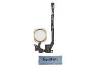 SuperiParts Original Home Button Flex Ribbon Cable On Off Button Assembly Replacement Repair Spare Part for Apple iPhone 5s SuperiParts Cloth gold