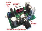 SuperiPB LM317 Adjustable Voltage Regulator Step Down Power Supply Module With LED Meter