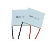 SuperiPB 2pcs TEC1 12710 Heatsink Thermoelectric Cooler Cooling Peltier Plate Module