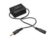 SuperiPB Black Plastic Electronic comp3.5mm Car Video Earphone Ground Loop Isolator Noise Suppressor Filter Killer New