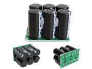 SuperiPB Farad Capacitor 2.7V 120F 6pcs Super Capacitor With Protection Board 73x46x46mm