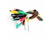 1set 10pcs Alligator Clips Electrical DIY Test Leads Alligator Double ended Crocodile Clips Roach Clip Test Jumper Wire