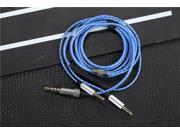 DIY headphone upgrade cable replacement cord for Sol Republic Master Tracks HD V8 V10 V12 X3 series headphones Blue