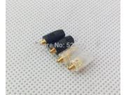 2pcs Male Pin plug Jack for Shure SE215 SE315 SE425 SE535 UE900 headphone DIY Connector for Audio Cables