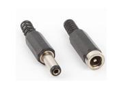 10 set 20pcs 5.5mm*2.1mm DC Power Female Plug Jack Male Plug Jack Connector Socket Adapter