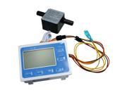Liquid Gear Flow Water Sensor Meter LCD Digital Meter Quantitative Control Set