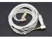 Professional hand made silver plating cable 14 core for shure se846 se535 se215 ue900 diy upgrade cables