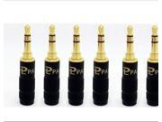 10pcs Pailiccs 3.5mm Black Straight Jack Audio Connector male adapter For DIY Solder