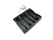 10PCS Plastic Battery Storage Case Box Holder For 5 X AA 5xAA 2A 7.5V wire leads