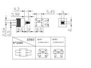 100PCS 8.5X8.5MM 6Pin Push Tactile Power Micro Switch Self lock On Off button Latching switch