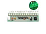 MCU Adjustable Display Pattern LED VU Meter Level Indicator Amplifier Audio 16 LED Dual Channel