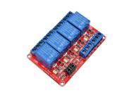 5V 4 Channel Relay Module with Optocoupler Isolation Supports High and Low Trigger voltage 5V 9 12V 24V