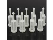 10pcs Plastic Gravity Type Spray Gun Spray Filter Pot Diameter 11mm Total Length 36mm Can Adapt to the Majority of solvent