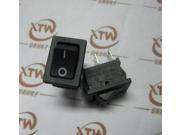 100pcs lot Rocker switch 15x21mm black 2 pin AC 250V 6A Black Plastic Connectors