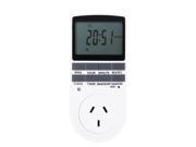 SuperiParts Top Quality UK US EU AU Plug Smart Timer Switch of 12 24 Hour LCD Digital Electronic Plug in Programmable Timer Switch Socket