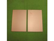 SuperiParts 2PCS Double sided 10*20 copper clad laminate 10CM*20CM glass fiber PCB board double sided universal plate thickness 1.6MM F5A1
