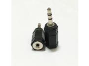 10Pcs 3.5 Male to 2.5 Female Audio cable Stereo Jack PC Phone HeadPhone earphone Converter Cable Plug Adapter