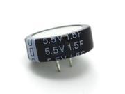 SuperiParts 5.5V1.5F Farah capacitance buttoned 5.5V 1.5F C ultracapacitors original 5 R5155C 5PCS