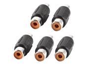 50 pcs RCA Female to Female Audio Video Coupler plug jack CONNECTOR