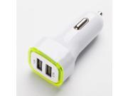SuperiParts 2016 New 2.1A LED USB Dual 2 Port Car Charger Adapter Socket For Iphone Samsung HTC Smartphone EC