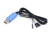 SuperiParts PL2303 USB turn TTL USB turn serial port PL2303 module Service Cable 4PIN Dupont Line