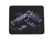 SuperiParts Guns Picture Anti Slip Laptop Computer PC Mice Gaming Mouse Pad Mat Mousepad For Optical Laser Mouse 22cm*18cm