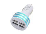 SuperiParts 4.1A 4Port USB Car Charger Adapter Universal 12V DC Charger Adapter For iPhone 6s Samsung Xiaomi Mobile Phone ET854