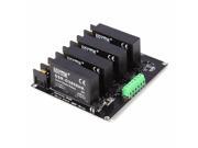 SuperiParts 380V 8A 4 Channels Solid State Relay Module Board SSR Switch Controller