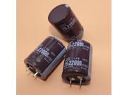 SuperiParts 3PCS 25V22000UF Fala capacitance super capacitor car special lights modified 25V22000UF new original