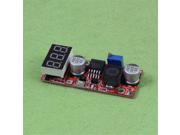 SuperiParts The voltage meter display DC DC adjustable voltage regulator power supply voltage control module with digital tube LM2596 red