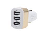SuperiParts Hot Sale 3 USB Ports Car Charger Universal 12V 24V USB Charger Adapter For Cellphone for iPhone for iPad UO