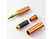 20Pair 1 8 3.5mm Male 3 Pole Stereo Plug Female Jack Audio TRS Connector
