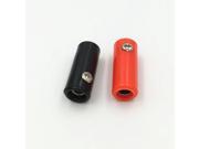 10Pcs 4mm Banana Speaker Plug Jack Female Socket Test Connector Adapter Red and Black