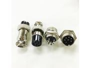 10Pairs GX16 7 7Pin 16mm Male Female Adapter GX16 Socket Plug Aviation Plug Interface Connector