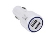 SuperiParts Fashion 2 USB Port Car Charger Mini Dual USB Car Fast Charger Adapter For iPhone for Samsung for iPad for MP3 UO