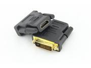 1pcs Gold Plated High quality DVI D Dual link Male 24 1 to HDMI Female Adapter HDMI to DVI Connector for HDTV