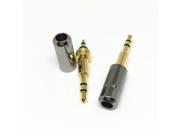 20Pcs New Gold Copper Mini 2.5mm 3Pole Male Stereo Jack Audio Longer Plug Soldering Cable Adapter DIY Connectors
