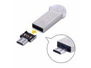 1Pcs USB OTG Adapter For USB Flash Pen Drive Mobile Phone Micro USB to USB OTG Connector Turn Android Phone Connection