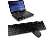 SuperiParts 2016 Hot Multimedia 2.4G Wireless Keyboard With Optical Mouse USB Dongle Combo Set