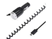 SuperiParts Quick Charge Car Charger with 1.2 m coiled Type C USB Cable For Nexus 6P 5X OnePlus 2 for Xiaomi Mi5 Meizu Pro6 EC